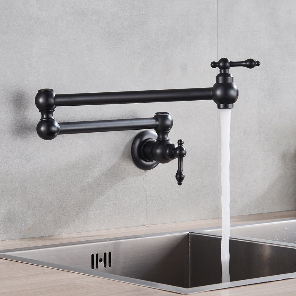 Brasify® Wall-Mounted Pot Filler Kitchen Faucet