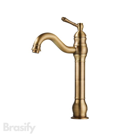 Brasify® Single-Handle Antique Brass Vessel Faucet