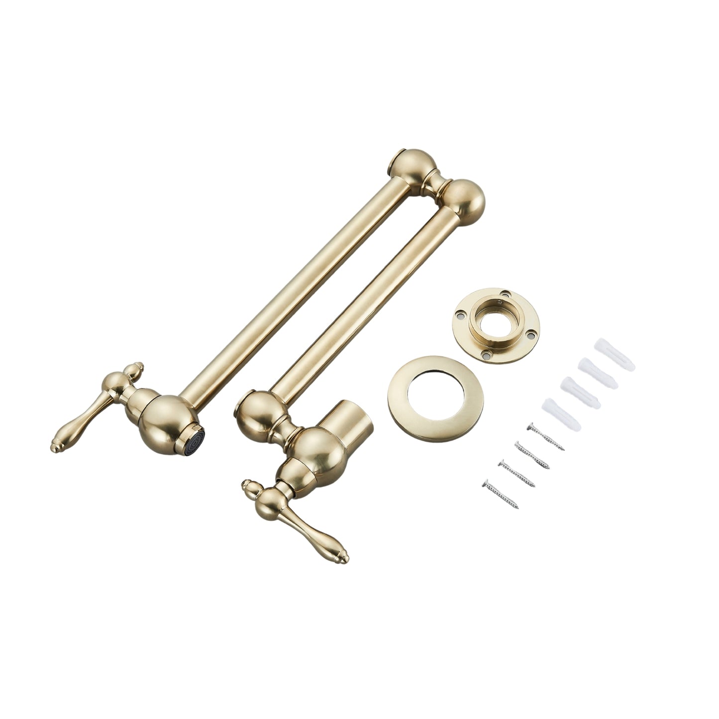 Brasify® Wall-Mounted Pot Filler Kitchen Faucet